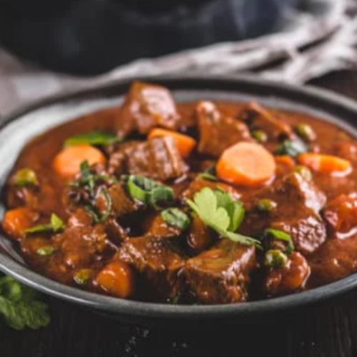Mediterranean Style Lamb Stew w/ Mash and Veg